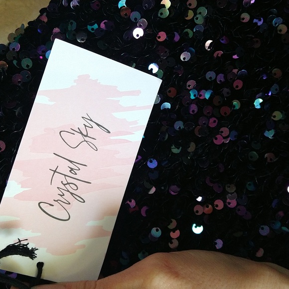 *NEW Crystal Sky sequin Dress size M - Picture 6 of 8